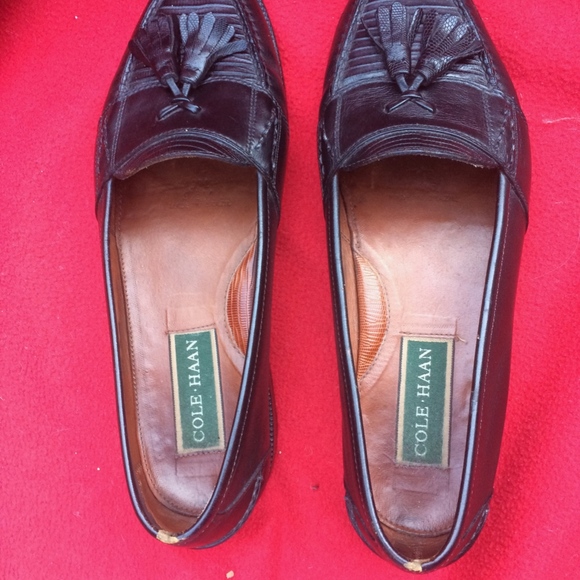 Cole Haan Tassel Leather Loafers
